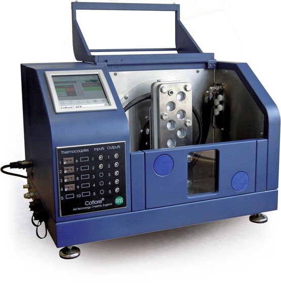 Der Agitated Cell Reactor (ACR) verwendet zehn dynamisch gemischte Zellen in Reihe. (Bild: AM Technology)