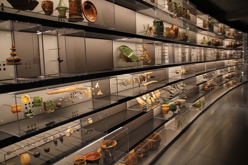 ...denn im Museum gab es viel Interessantes zu entdecken, wie zahlreiche Schätze aus sächsischen Ausgrabungen. (Bild: Nuissl)