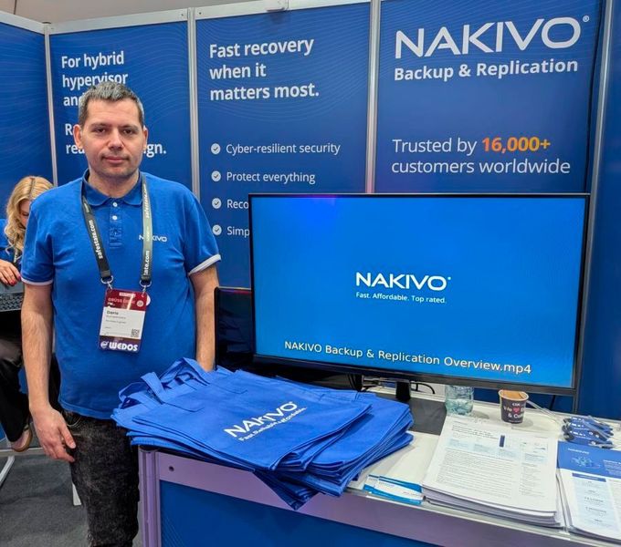 Nakivo zeigte auf dem diesjährigen CloudFest, wie sich Backups sicher testen lassen, falls Malware Teil der Datensicherung ist. (Bild: Oliver Schonschek)