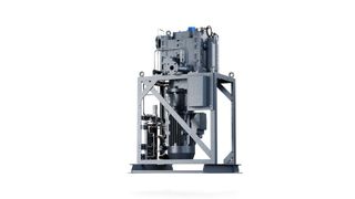 Thanks to its vertical design, the pump prevents the accumulation of particles and thus ensures long-lasting performance. (Source: Edwards Vacuum )
