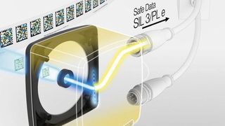 Das kameragestützte System mit nur einem Sensor Safe PXV erreicht mehr Sicherheit in der Applikation. (Pepperl+Fuchs)