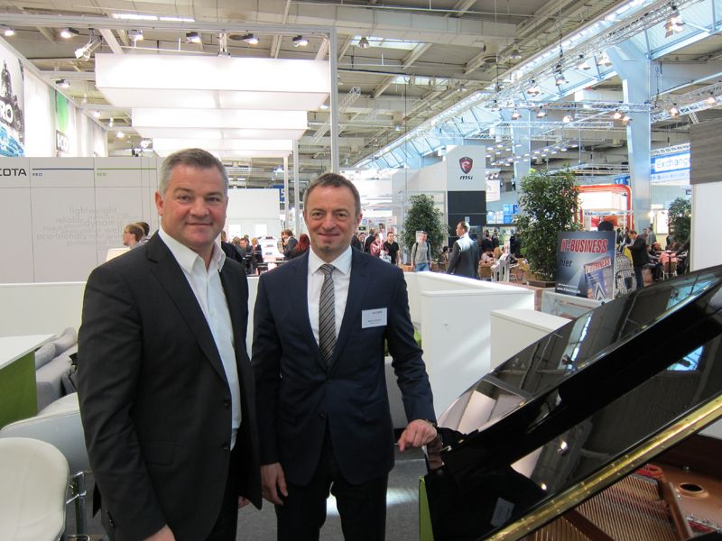 Das neue Dreamteam bei ABC Data Germany (v. l.): Marcus Hammann und Karl Tucholski (Bild: IT-BUSINESS)