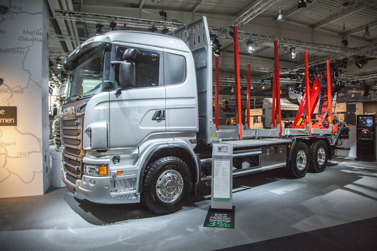 Von seinen Euro-6-Lkw hat Scania bereits 200 Einheiten in Deutschland im Kundeneinsatz. (Foto: Suffner)