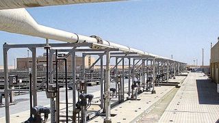 Die Stellantriebe verteilen sich über die gesamte neue Anlage, die sich über eine 670 Hektar große Fläche in der Wüste erstreckt.  (Auma)