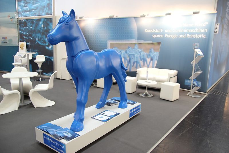 ....erinnert auch irgendwie an den „Blauen Reiter“ in Nürnberg.... (Bild: Königsreuther)
