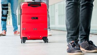 Ein Koffer, den man nicht mehr tragen muss: Der „Smartcase“ wurde von vier Studenten entwickelt.  (Oliver Dietze)