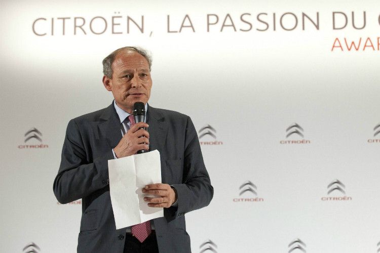 Fréderic Banzet, Generaldirektor Automobiles Citroën, zeichnete bei der Veranstaltung „Awards 2013 - Citroën, la passion du client“ die besten europäischen Händler aus. (Foto: Citroën)