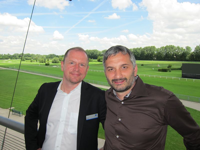 Enrico Mahl (l.), Infinigate, und Marco Di Filippo  (Bild: IT-BUSINESS)