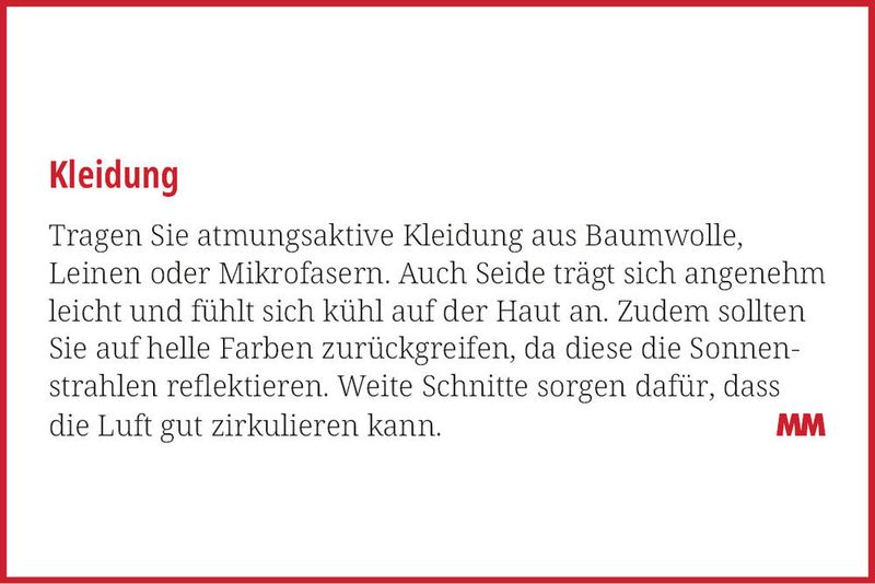 Tipp 5: Kleidung. (MM MaschinenMarkt)