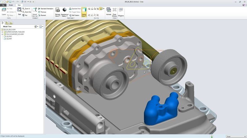 Creo AnyMode Modeling integriert 2D-Daten in jeden beliebigen 3D-Modus. (Bild: PTC) (Archiv: Vogel Business Media)