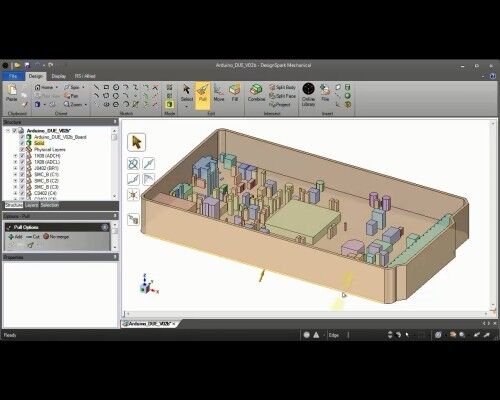 Designspark Mechanical Version 2.0: Die kostenfreie 3D-Modellierungs-Software von RS Components in Aktion+ (Bild: RS Components)