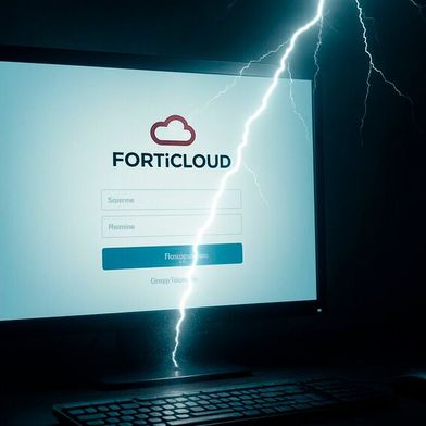 Betroffen von der kritischen Schwachstelle EUVD-2026-4712 / CVE-2026-24858 sind die Produkte FortiOS, FortiManager, FortiAnalyzer, FortiProxy und FortiWeb. Die Sicherheitslücke erlaubt es Angreifern, sich über die FortiCloud-SSO-Anmeldung auf anderen Geräten unautorisiert anzumelden. (Bild: Dall-E / Vogel IT-Medien GmbH / KI-generiert)
