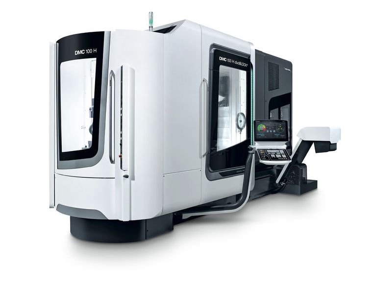 Mit der DMC 100 H Duoblock und der DMC 125 H Duoblock komplettiert DMG Mori im innovativen Doppelschlag die Baureihe seiner Horizontalzentren in Duoblock-Bauweise (auch) für die Schwerzerspanung. (Bild: DMG Mori)