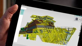 Die Softwareplattfom instant3Dhub visualisiert die 3D-Daten eines Schiffs im Browser. (Bild: Fraunhofer IGD)