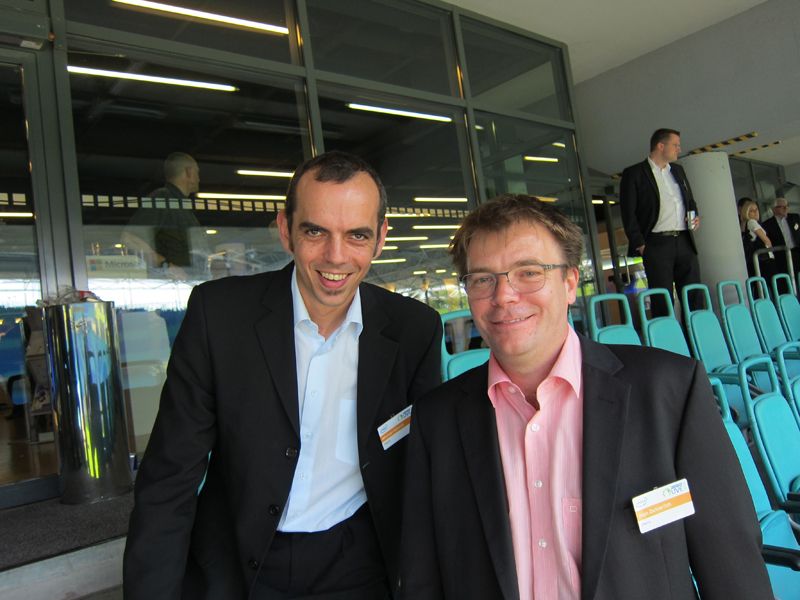 Michael Schmid (l.) und Ingo Zschierlich, Cherry  (Bild: IT-BUSINESS)
