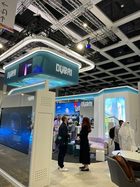 Das Mutterland der Gitex war in Berlin sehr präsent. (Bild: Vogel IT-Medien)