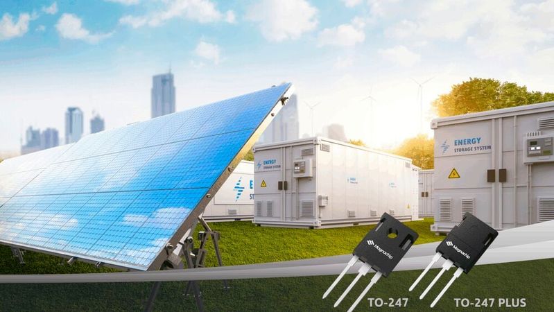 High-efficiency IGBTs support power conversion in solar inverters and energy storage systems by reducing losses and improving system performance.(Source:  Magnachip)