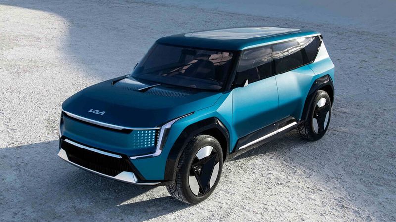 Kia gibt mit dem EV9 einen Ausblick auf ein größeres Elektro-SUV, welches bereits in wenigen Jahren auf den Markt kommen könnte. (Bild: Kia)