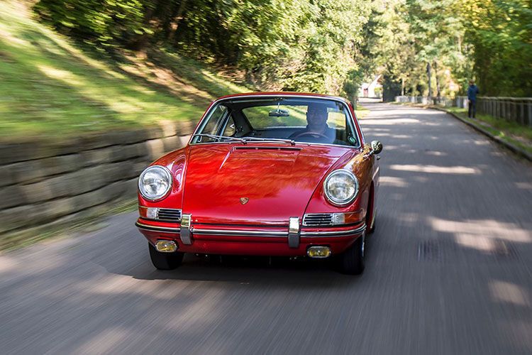 Nach einer Probefahrt und ein paar Feinarbeiten zur endgültigen Abstimmung ... (Porsche)