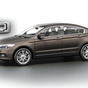 Der Qoros GQ3 feiert seine Weltpremiere auf dem Genfer Automobil-Salon 2013.