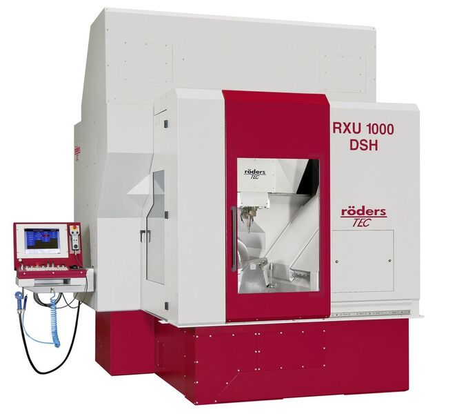 Röders zeigt während der AMB auf RXU1000DSH die Hartbearbeitung für Werkzeug- und Formenbau. (Bild: Röders)