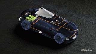 Automobil-Plattform: Die Hersteller Continental, Hella, Luminar, Sony und Valeo integrieren ihre Sensoren in die Plattform Drive Hyperion 8 von Nvidia. (Bild: Nvidia)