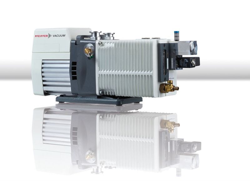 The new two-stage rotary vane pump Pascal 2021 HW. (Pfeiffer Vacuum)