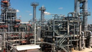 Propanol 2-Anlage am Oxea-Standort in Bay Port.  (Oxea)