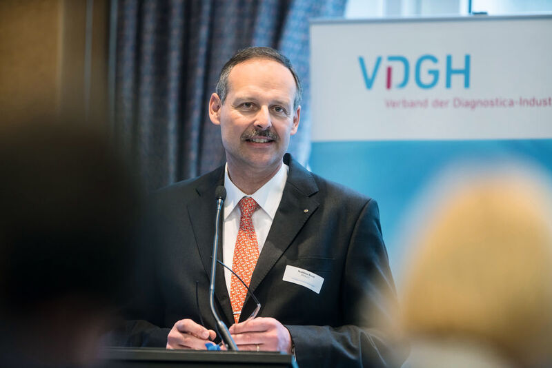 VDGH-Vorstandsvorsitzender Matthias Borst: „Die Branche lebt von innovativen Technologien.“ (© Henning Schacht, www.berlinpressphoto.de)