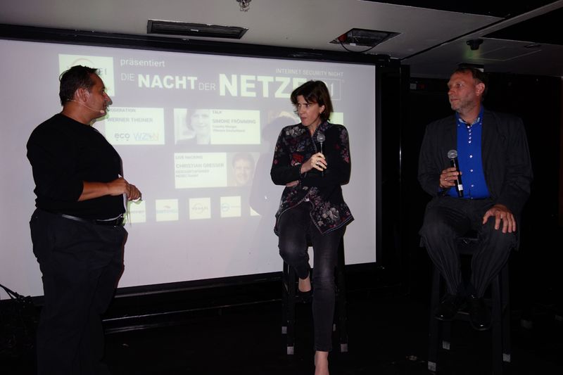 Simone Frömming, VMware und Steffen Siguda, Osram Licht, stellten sich den neugierigen Fragen von Werner Theiner, WZN. (Bild: IT-BUSINESS)