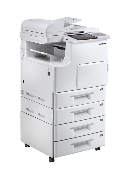 Das Top-Modell ist der A3-Multifunktionsdrucker AM7850i mit einfacher Bedienung mittels großem Touchscreen. (Bild: Avision)