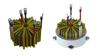 Unter einem Dach: Die 11-kW-3DPower-Lösung besteht aus einem Vollbrücken-LLC-Transformator und einer Resonanzdrossel.  (Premo)
