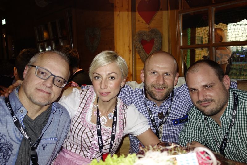 Dijana Petra, Coaching & Mentaltraining, mit Patrick Matzinger und Tom Kompes, Littlebit, und Frank Seidel, Western Digital. (Vogel IT-Medien)