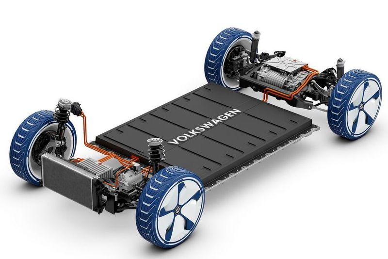 Der VW ID steht auf dem MEB (Modularen Elektronik-Baukasten). (VW)