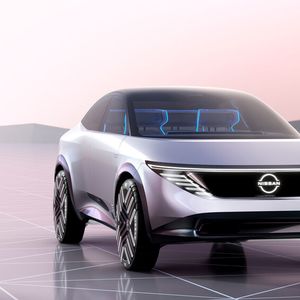 Der kompakte Crossover mit dem Arbeitsnamen „Chill-out“ könnte den Nissan Leaf beerben.(Bild:  Nissan)