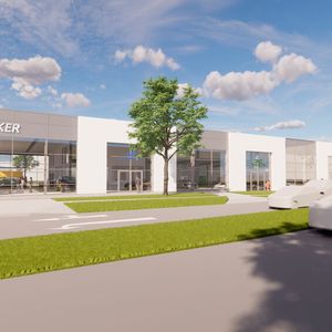 Das Autohaus befindet sich in der Hansestadt an der Stresemannstraße.(Bild:  Bleker-Gruppe)