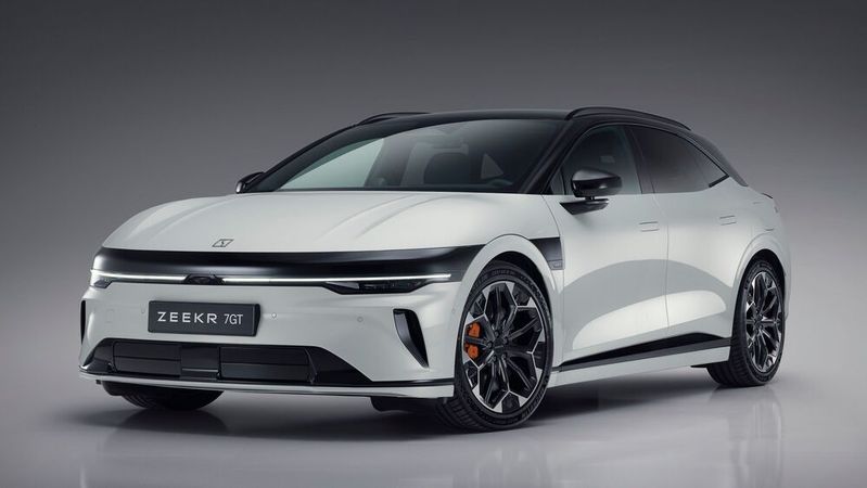 Mit dem 7GT hat Zeekr nun sein fünftes Euro-Modell vorgestellt.(Bild:  Zeekr)