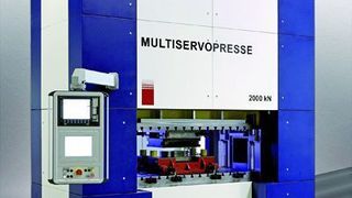 Die Servo-Spindelpresse ist variabel an die Anforderungen der Werkzeugkonstruktion und der Technik anpassbar.Bild: H&T (Archiv: Vogel Business Media)