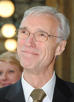 Genoss die lobenden Worte zum Abschied: Uwe Grautegein. (Baeuchle)