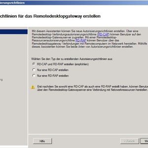 Server-Zugriff auf Basis von RDP und HTTPS