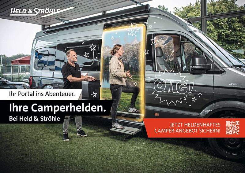 Auch das Geschäft mit Freizeitmobilen ist Teil der Kampagne. (Bild: Held & Ströhle)