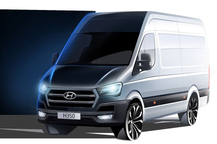 Auf der IAA in Hannover präsentiert Hyundai mit dem H350 den ersten Transporter, der Sprinter & Co. Kunden abspenstig machen soll. (Foto: Hyundai)