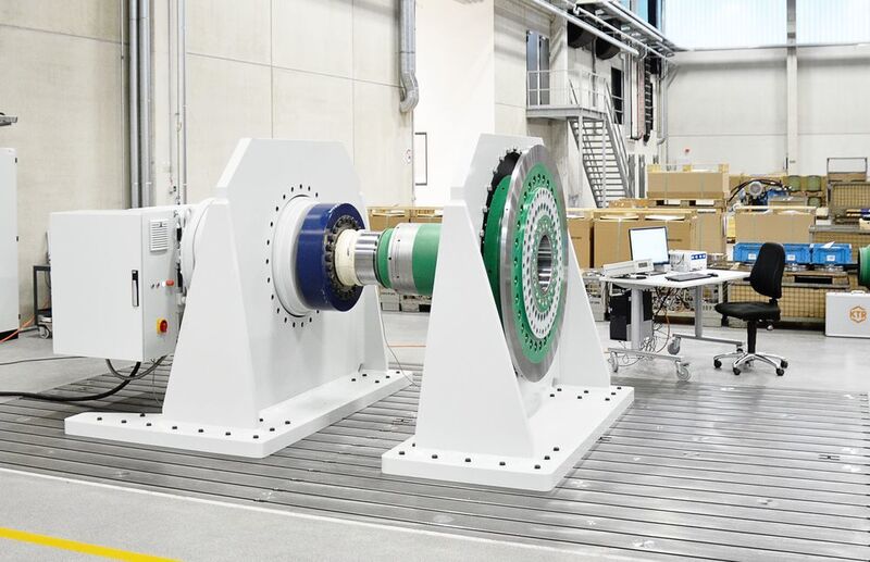 Auf dem neuen Prüfstand können Großkupplungen mit einem Leistungsumfang bis 500.000 Nm erprobt werden. (Bild: KTR)