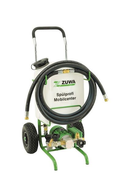 Solaranlagen, Erdkollektoren und Erdsonden schnell und blasenfrei mit Wärmeträgermedium befüllen mit dem Spülprofi Mobilcenter von Zuwa-Zumpe (Zuwa-Zumpe/hannovermesse.de)