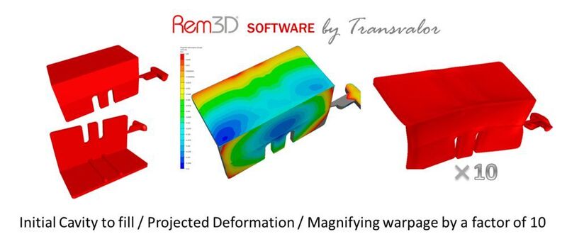 Beispiel für eine Simulation via Rem3D-Software von Transvalor. (Bild: Transvalor)
