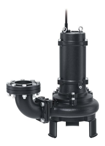 Die neue CZ-Abwasserpumpe von Tsurumi bewältigt auch problematische Feststoffe mit Leistungen bis 4 m3/min oder 33 m Förderhöhe.  (Bild: Tsurumi)