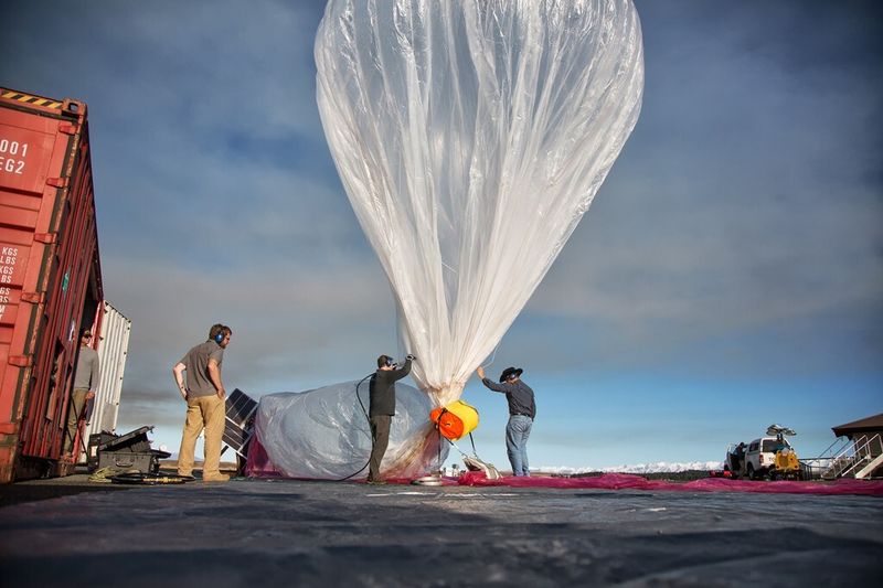 Testlauf des Project Loon in Neuseeland (Google)