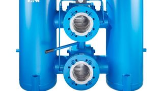Der DWF-Duplexfilter filtriert Öl und verlängert so die Lebensdauer, was wiederum geringe Kosten für Ölwechsel und Entsorgung ermöglicht. (Bild: Eaton)