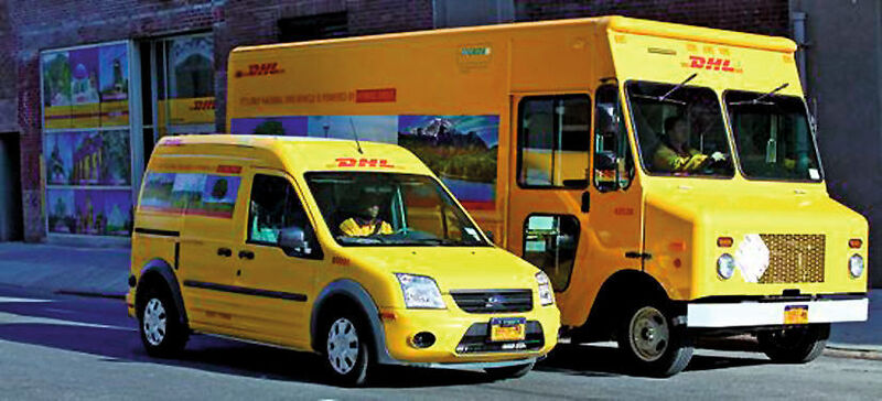 Grüner Zustelldienst: Hybrid- und Elektrofahrzeuge sind für DHL Express in New York im Einsatz.  (Bild: Deutsche Post DHL)