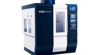 Das neue Bearbeitungszentrum HiT-400L von Hwacheon sorgt für schnelle Taktzeiten und eine besonders wirtschaftliche Bohr- und Fräsbearbeitung. (Hwacheon)